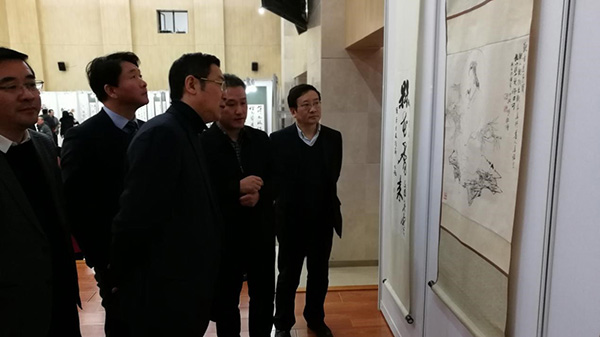 2019年1月16日，致公党丰台区工委与云岗街道共同主办迎新春书画展.jpg